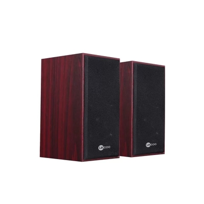 Lenovo Lecoo DS105 5W Stereo Compact Desktop Wooden Speaker with Wired USB + 3.5mm Jack Input - Thumbnail