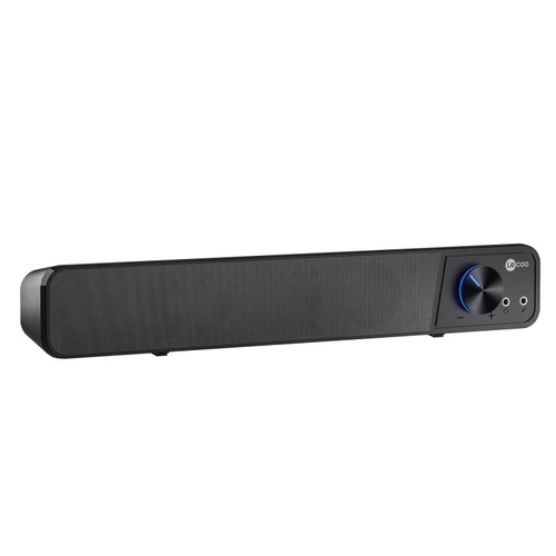 Lenovo Lecoo DS111 Kablolu (USB + 3.5mm Jack Girişli) Stereo 6W Soundbar Taşınabilir Siyah Hoparlör - 2