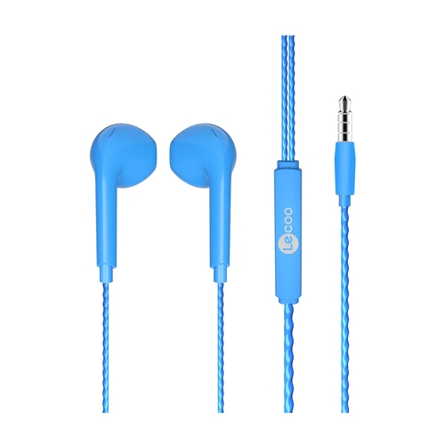 Lenovo Lecoo EH104BL 3.5mm Jack Blue In-Ear Headphone with Mic