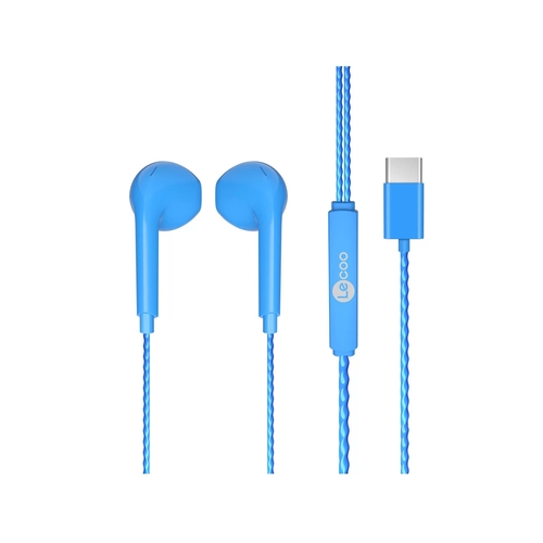 Lenovo Lecoo EH104C-BL Type-C Blue In-Ear Headphone with Microphone - 5