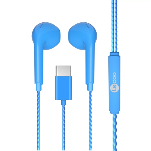 Lenovo Lecoo EH104C-BL Type-C Blue In-Ear Headphone with Microphone