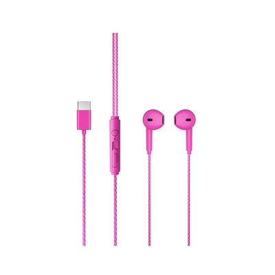 Lenovo Lecoo EH104C-PR Type-C Pink In-Ear Headphone with Microphone - 2