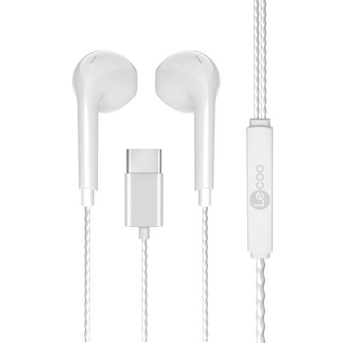 Lenovo Lecoo EH104C-W Type-C White In-Ear Headphone with Microphone