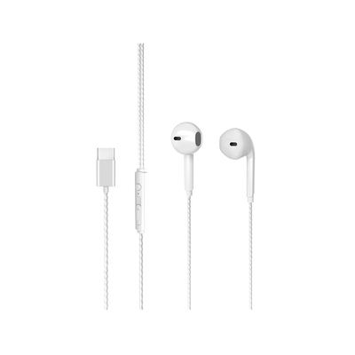 Lenovo Lecoo EH104C-W Type-C White In-Ear Headphone with Microphone - Thumbnail