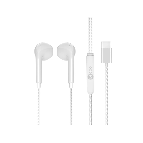 Lenovo Lecoo EH104C-W Type-C White In-Ear Headphone with Microphone - 2