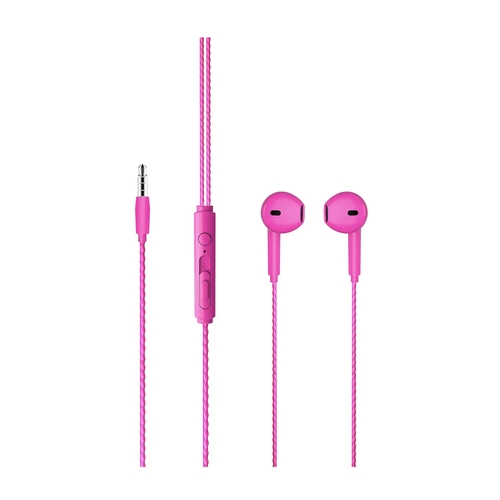 Lenovo Lecoo EH104PR 3.5mm Jack Pink In-Ear Headphone with Microphone