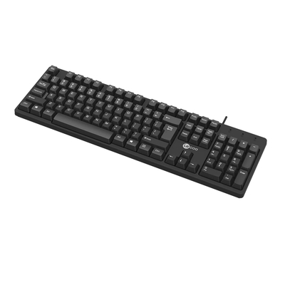 Lenovo Lecoo KB101 USB Wired Black Turkish Q Keyboard - Thumbnail