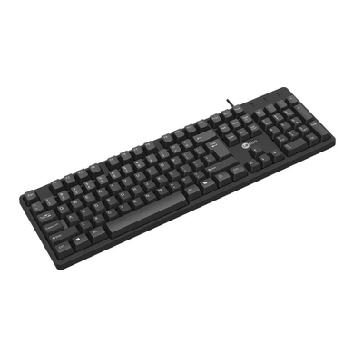 Lenovo Lecoo KB101 USB Wired Black Turkish Q Keyboard - Thumbnail