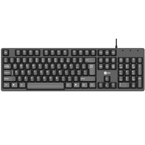 Lenovo Lecoo KB101 USB Wired Black Turkish Q Keyboard