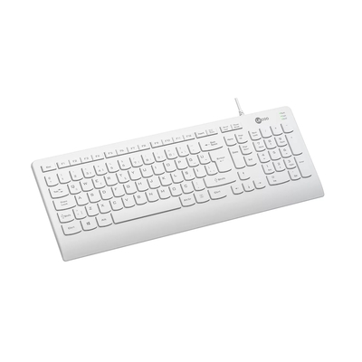 Lenovo Lecoo KB103 USB Wired White Turkish Q Keyboard - Thumbnail