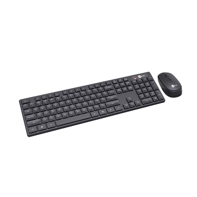 Lenovo Lecoo KM2001 Wireless Black Turkish Q Keyboard & Mouse Set - Thumbnail