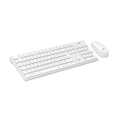 Lenovo Lecoo KM2001 Wireless White Turkish Q Keyboard & Mouse Set - 3