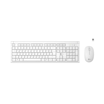 Lenovo - Lenovo Lecoo KW200 Kablosuz Beyaz Türkçe Q Klavye & Mouse Set