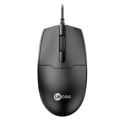 Lenovo Lecoo MS101 USB Kablolu 1200DPI 3 Tuşlu Siyah Optik Mouse - 1