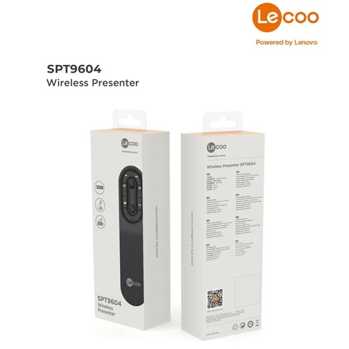 Lenovo Lecoo SPT9604 2.4 Ghz Wireless Laser Presenter Professional Black Presentation Remote - 8