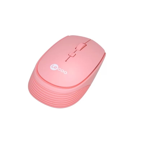 Lenovo Lecoo WS202 Kablosuz 1200DPI 4 Tuşlu Pembe Optik Mouse - 6