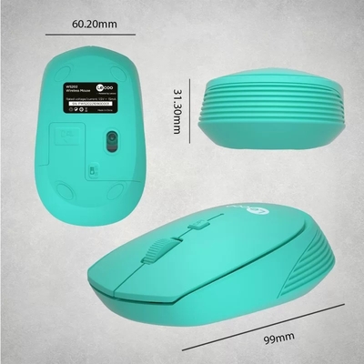 Lenovo Lecoo WS202 Wireless 1200DPI 4 Button Turkuaz Optical Mouse - Thumbnail