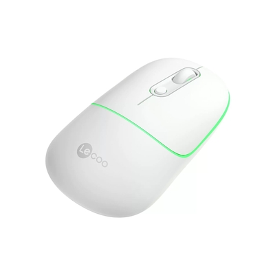 Lenovo Lecoo WS210 Kablosuz 1600DPI 6 Tuşlu Beyaz Optik Mouse - 3