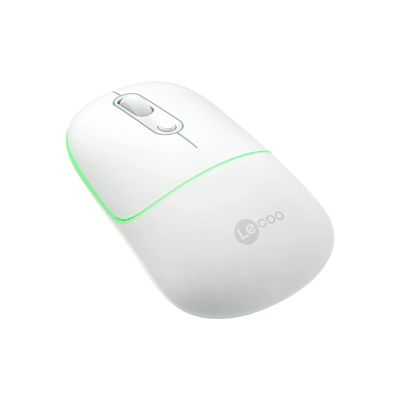 Lenovo Lecoo WS210 Wireless 1600DPI 6 Button White Optical Mouse - 2