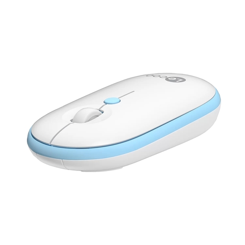 Lenovo Lecoo WS212 Kablosuz 1600DPI 4 Tuşlu Beyaz & Mavi Optik Mouse - 2