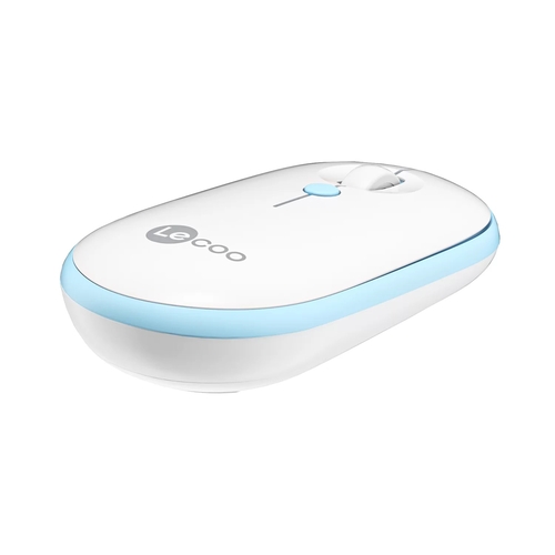 Lenovo Lecoo WS212 Wireless 1600DPI 4 Button White & Blue Optical Mouse - 3