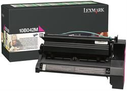 Lexmark 10B042M Kırmızı Orjinal Toner Yüksek Kapasite - C750 / X750 (T9007) - 1