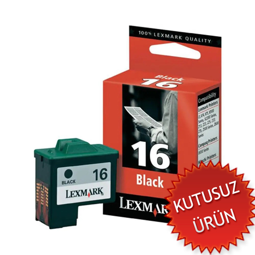 Lexmark 10N0016 (16) Black Original Cartridge High Capacity - X1270 (Without Box) - 1