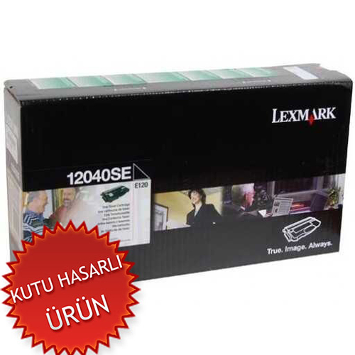 Lexmark 12040SE Black Original Toner - E120 / E120N (Damaged Box)