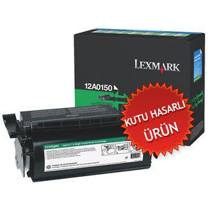 Lexmark 12A0150 Black Original Return Toner - S-1200 / S-1650 (Damaged Box) 