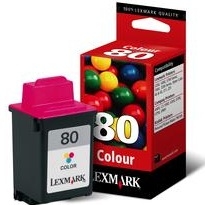 Lexmark 12A1980 (80) Color Original Cartridge - 3200 