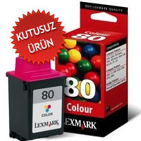 Lexmark 12A1980 (80) Color Original Cartridge - 3200 (Without Box) 