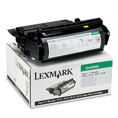 Lexmark 12A5840 Original Black Toner - T610 / T612 - 1