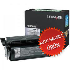 Lexmark 12A5849 Black Original Toner Hıgh Capacity - T610 / T612 (Damaged Box) 