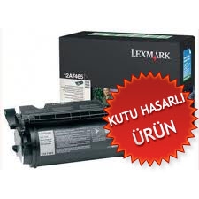 Lexmark 12A7465 Original Black Toner (Damaged Box) 