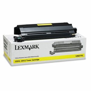 Lexmark 12N0770 Yellow Original Toner - C910 / C912 - 1