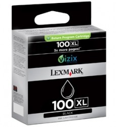 Lexmark 14N1068E (100XL) Black Original Cartridge Hıgh Capacity - S305 (Wıthout Box) 