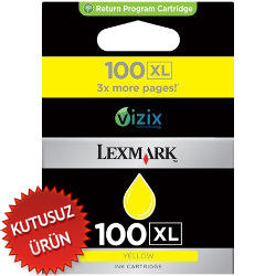 Lexmark 14N1071E (100XL) Yellow Original Cartridge Hıgh Capacity - Pro-205 (Without Box) 