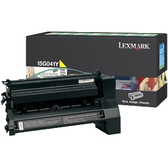 Lexmark 15G041Y Yellow Original Toner - C752 / C760 - 1