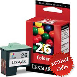 LEXMARK - Lexmark 10N0026 (26) Renkli Orjinal Kartuş - X1270 (U) (T2727)