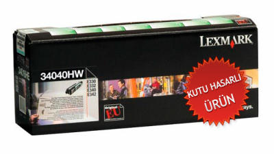 Lexmark 34040HW Black Original Toner - E330 / E332n (Damaged Box) 