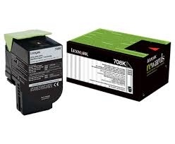 Lexmark 70C80K0 708K Black Original Toner CS310/CS410/CS510 