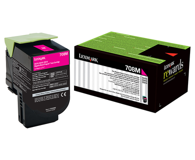 Lexmark 70C80M0 708M Kırmızı Orjinal Toner - CS310 / CS410 (T6429) - 1