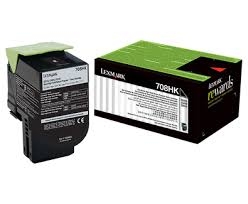 Lexmark 70C8HK0 708HK Black Original Toner - CS310 / CS410 