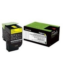 Lexmark 70C8HY0 (708HY) Sarı Orjinal Toner - CS310 / CS410 (T3555) - 1