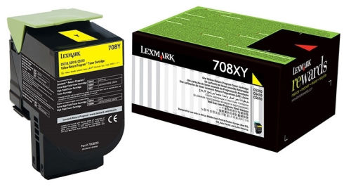 Lexmark 70C8XY0 (708XY) Sarı Orjinal Toner - CS510 (T8051) - 1