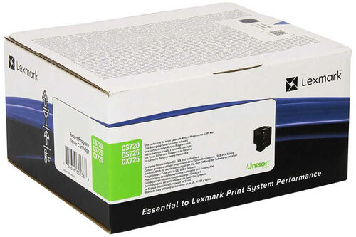 Lexmark 74C50C0 Cyan Original Toner - CS720 / CS725 - 1