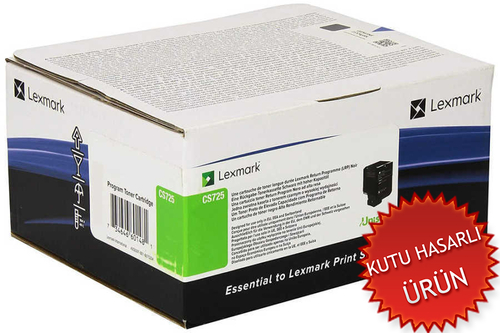 Lexmark 74C5HY0 Sarı Orjinal Toner Extra Yüksek Kapasite - CS725de (C) - 1