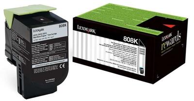 LEXMARK - Lexmark 80C80K0 (808K) Black Original Toner - CX410 / CX510