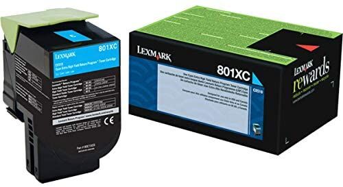 Lexmark 80C1XC0 Cyan Original Toner High Capacity - CX510 - 1