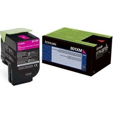 Lexmark 80C1XM0 Kırmızı Orjinal Toner Yüksek Kapasite - CX510 (T16537) - 1